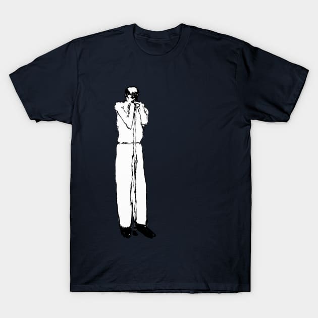 Ian Curtis - Joy Divsion Second Model T-Shirt by Henrico